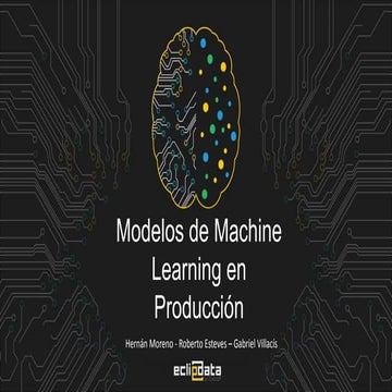 Pasando modelos de Machine Learning a producción usando AWS