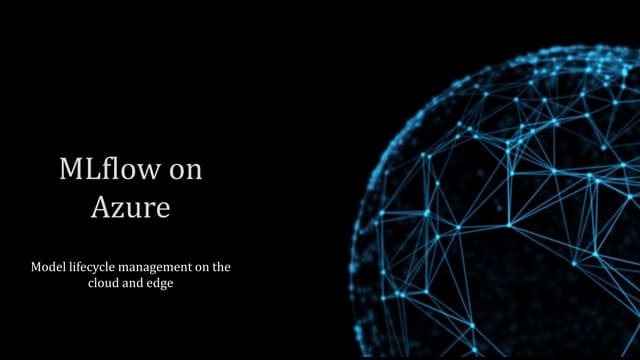 MLflow on and inside Azure