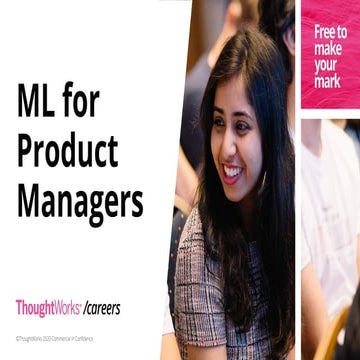 Machine Learning for Product Managers