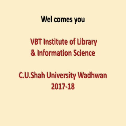 UNIT- III Electronic Information Management