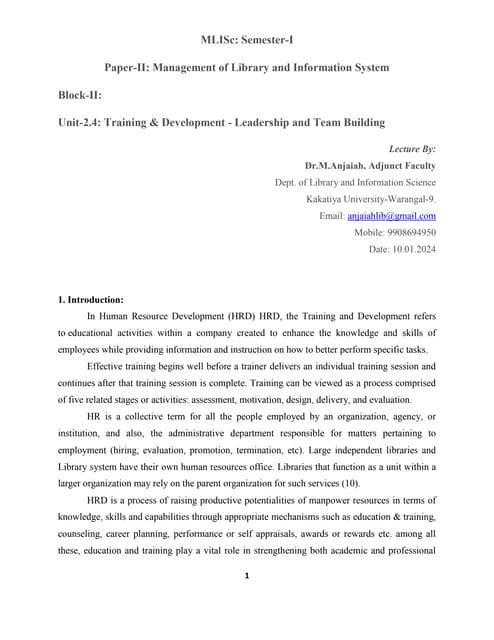 MLISc Sem-I B-II  T & D.pdf