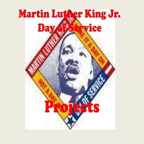 Mlk day of service projects by Sherrie Bennett | PPT