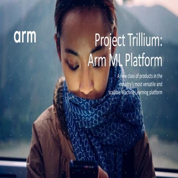 Project Trillium: Arm Machine Learning Platform