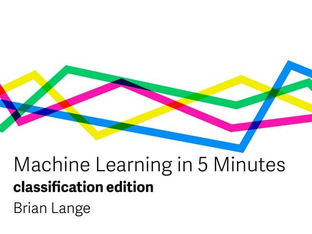Machine Learning in 5 Minutes— Classification