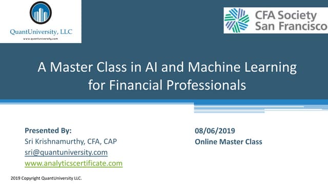 ML master class