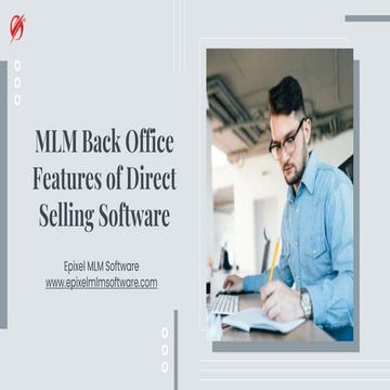  MLM Software Back Office Features