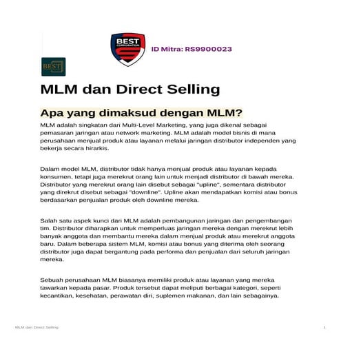 MLM dan Direct Selling - Papi Syamsul.pdf