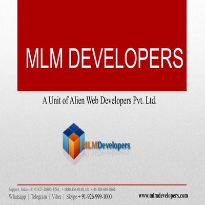 Best MLM Software Development Company