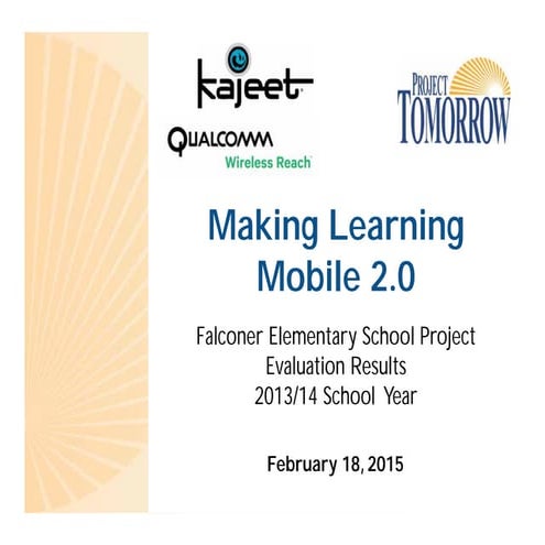 Webinar: Making Learning Mobile 2.0 study 