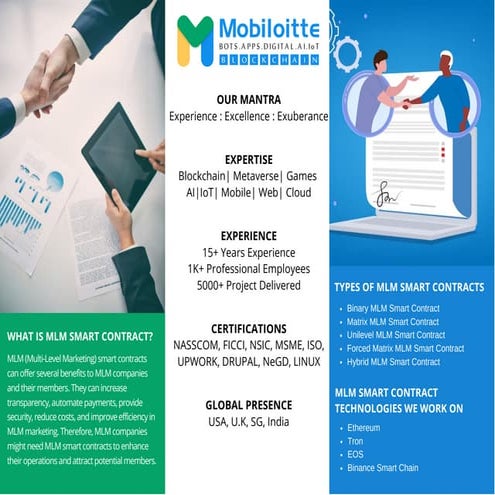 MLM Smart Contracts Development | PDF