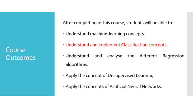 Classification Techniques for Machine Learning