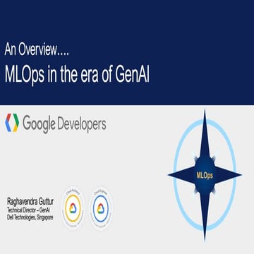 Understanding MLOps in the Era of Gen AI