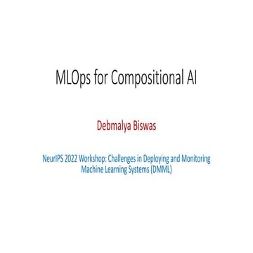 MLOps for Compositional AI