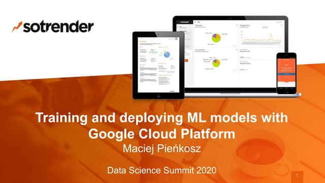 Training and deploying ML models with Google Cloud Platform