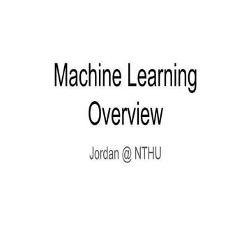 ML Overview