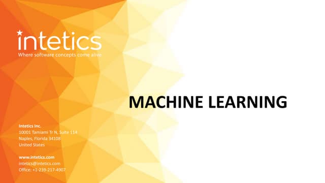 Machine Learning