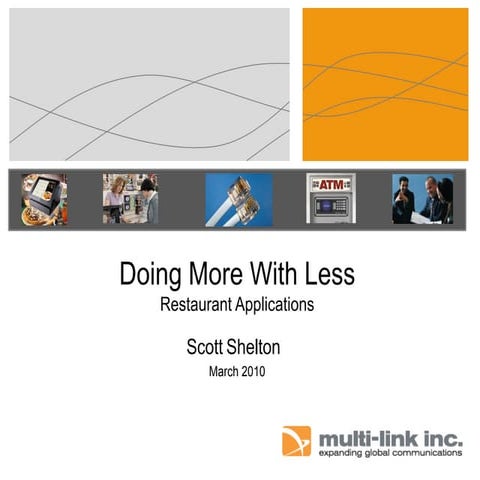 Doing More With Less: How Restaurant Chains Can Cut Telecom Costs