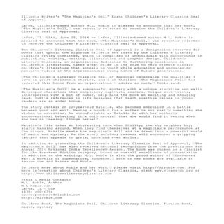 Illinois Writer's "The Magician's D...