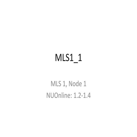 Mls1 1