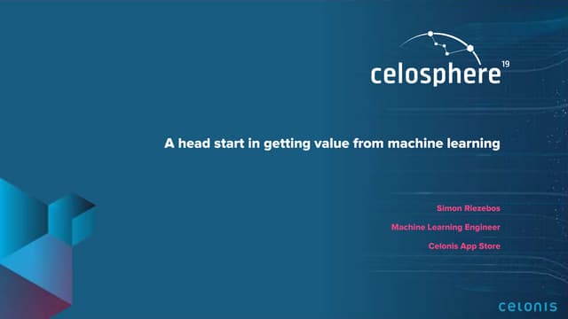 A Head Start in Getting Value from Machine Learning