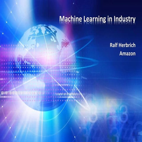 Ralf Herbrich - Introduction to Graphical models in Industry