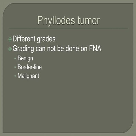 Phylloid Tumor Icd 10 : Diagnosis and management of phyllodes tumors of ...