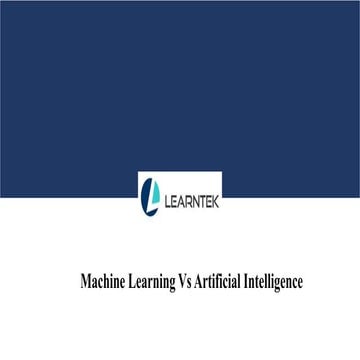 ML vs AI