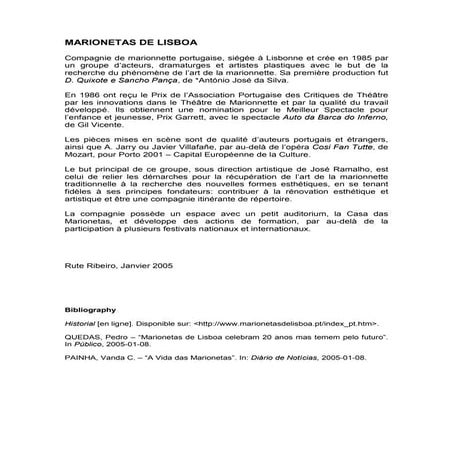 Marionetas de Lisboa