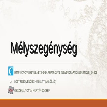 Mélyszegénység