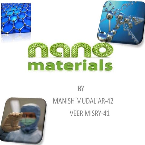 nano materials | PPTX