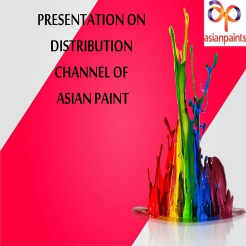 Distribution channel of asian paint