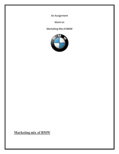CRM- BMW CASE STUDY | PPT