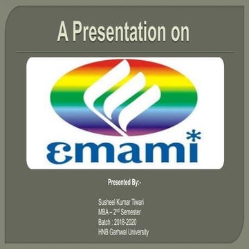 emami PPT 2019