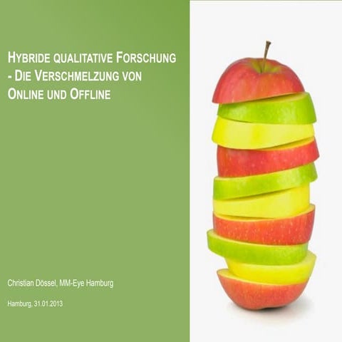 Hybride qualitative Konsumentenforschung bei MM-Eye - Christian Dössel