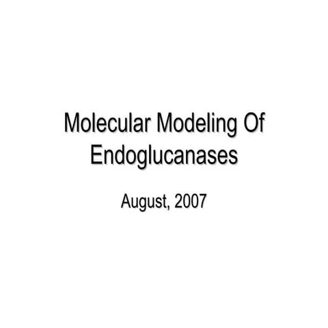 Mm Of Endoglucanases