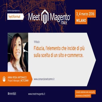 Anna Rosa Antonacci - Fiducia, l’elemento che incide di più sulla scelta di u...