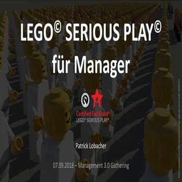 LEGO SERIOUS PLAY für Manager (Management 3.0 Gathering 2018)