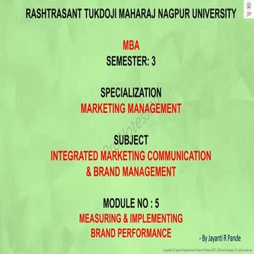Marketing Management Paper 3 Module 5.pdf