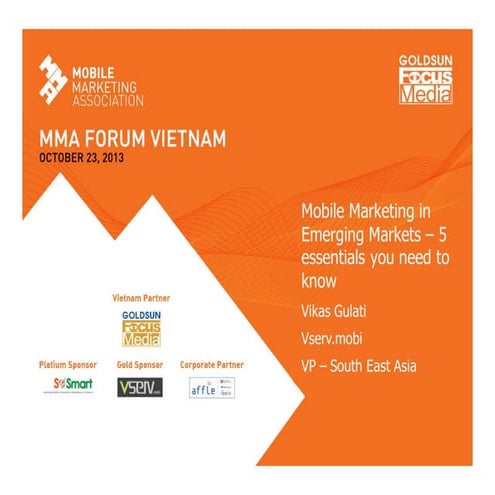 MMA 2013_Mobile marketing in emerging market