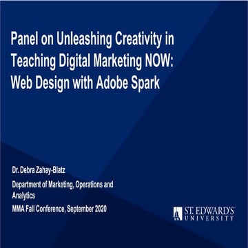 Teaching Web Design with Adobe Spark