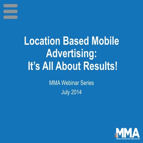 Location Based Mobile Advertising: It’s All About Results!