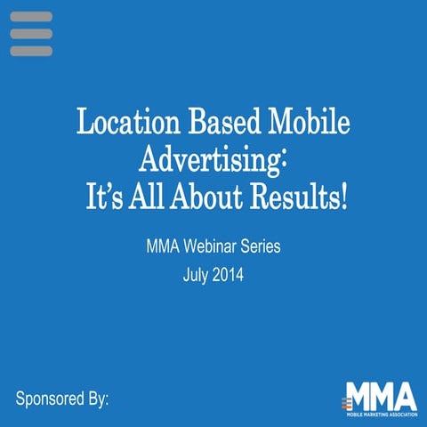 Location Based Mobile Advertising