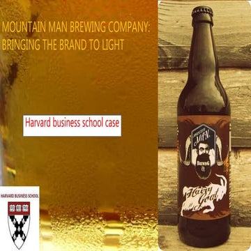Mountain Man Brewing Company: Case Analysis
