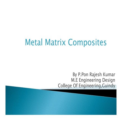 Metal matrix Composites | PDF