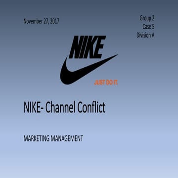 NIKE Channel Conflict