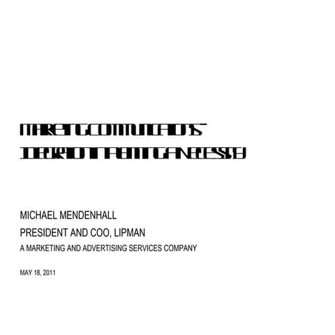 Mm conference.5.17.11