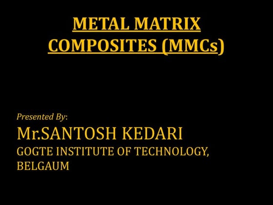 Composite materials PPT | PPT
