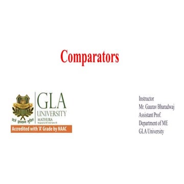 Comparators