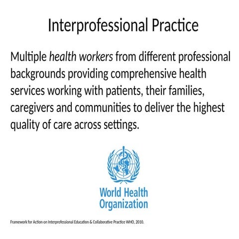 The Multidisciplinary Approach in Health care MDT.pptx