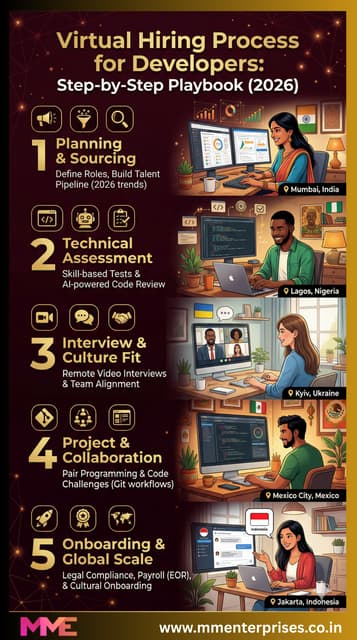 MME Enterprises: Virtual Hiring Process for Developers Playbook | PDF